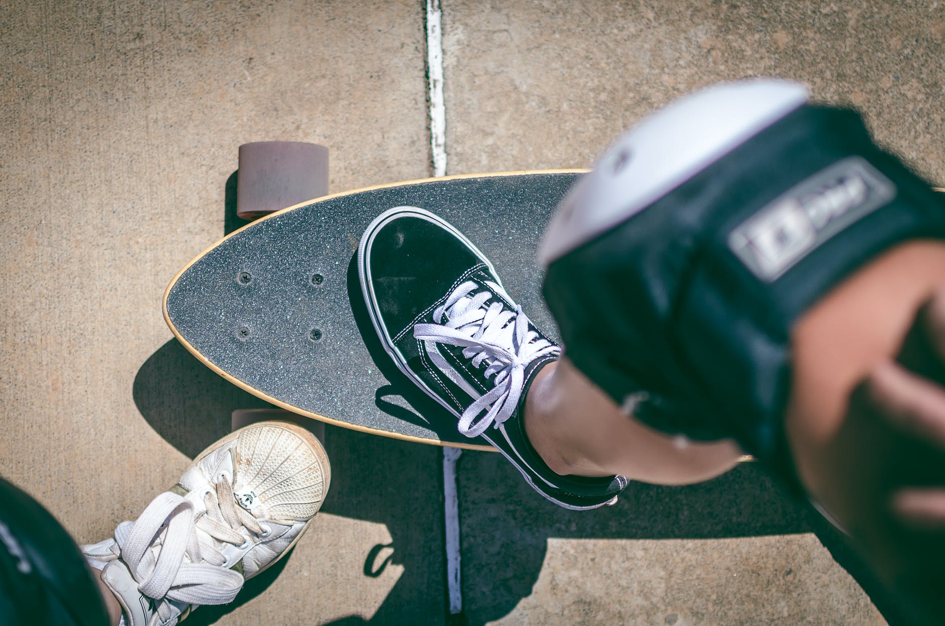 photography of person on skateboard