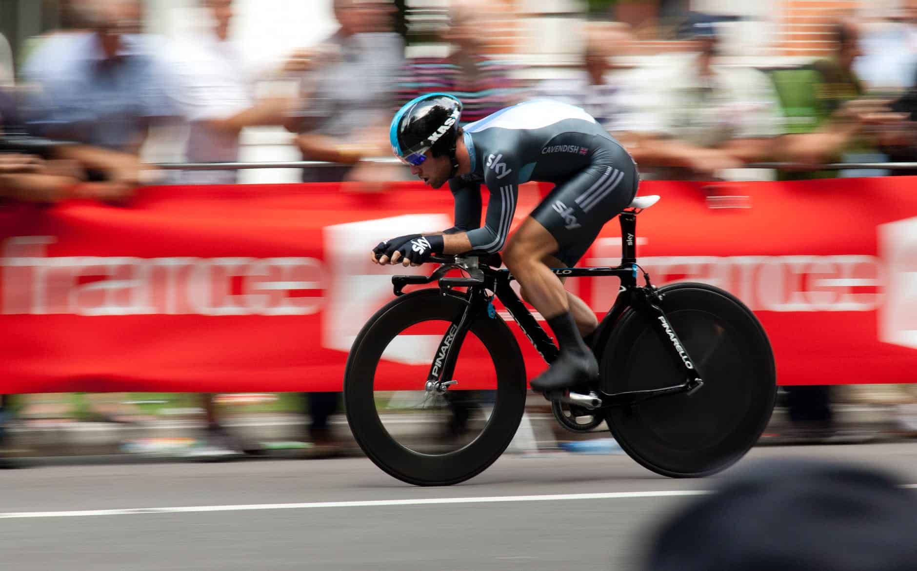 man riding bicycle