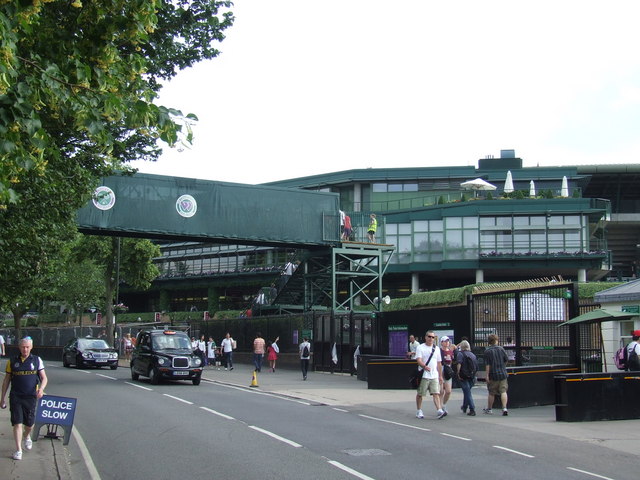 Temporary bridge, Wimbledon tennis