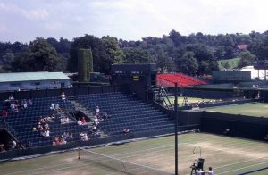 Wimbledon 1991 - Looking across Court No 2