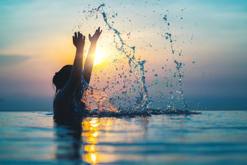 Natation en eau glacée