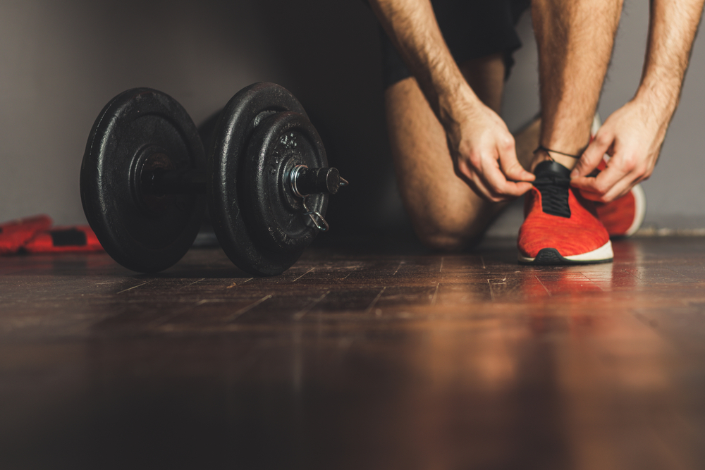 Entraînement salle de sport